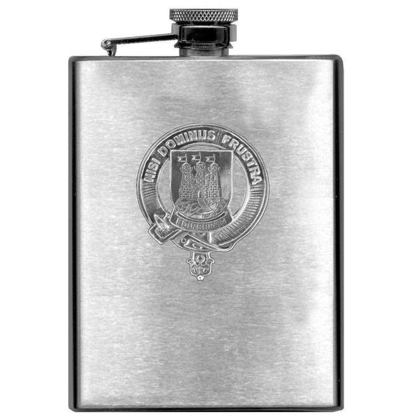 City of Edinburgh 8oz Crest Scottish Badge Flask