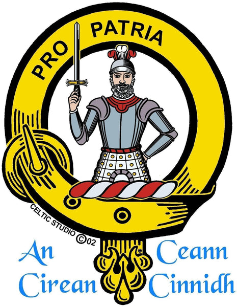 Bannerman Clan Crest Badge Skye Decanter