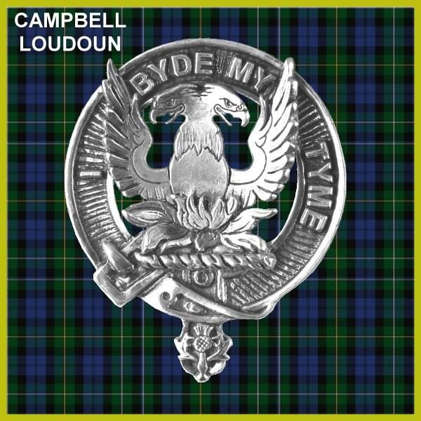 Campbell Loudoun Clan Crest Badge Skye Decanter