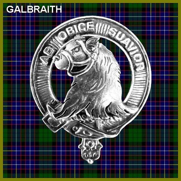 Galbraith Clan Crest Badge Skye Decanter