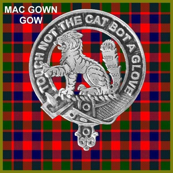 Gow Clan Crest Badge Skye Decanter