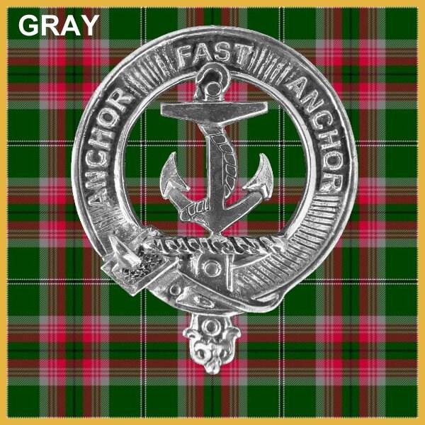 Gray Clan Crest Badge Skye Decanter