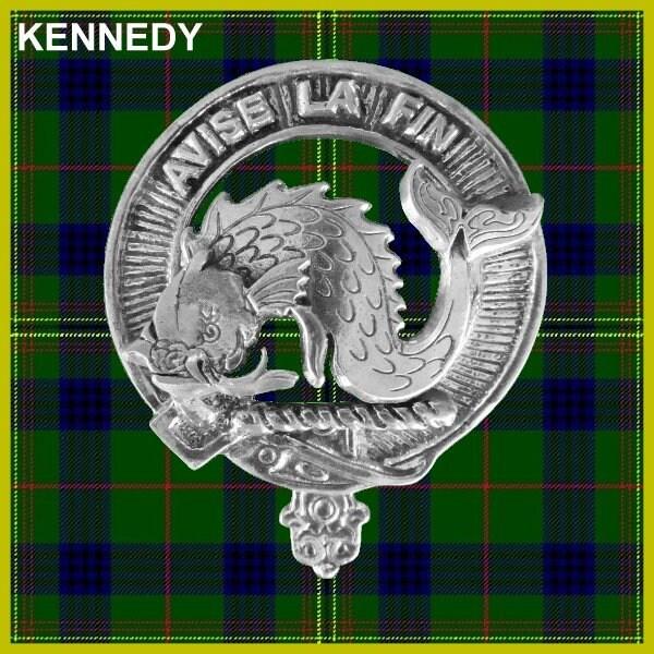 Kennedy Clan Crest Badge Skye Decanter