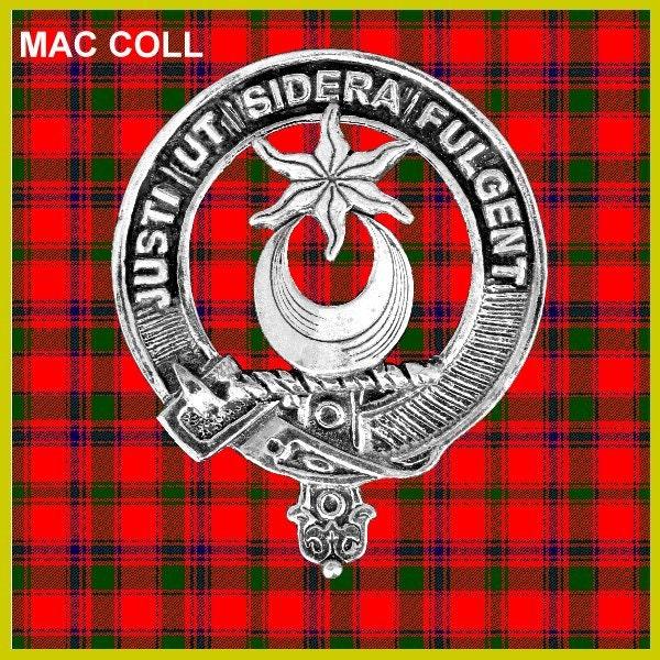 MacCall Clan Crest Badge Skye Decanter