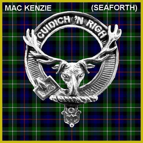 MacKenzie (Seaforth) Clan Crest Badge Skye Decanter