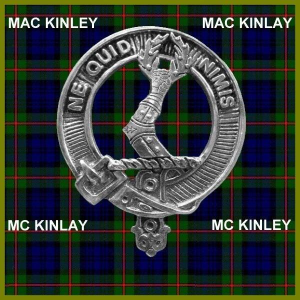 MacKinlay Clan Crest Badge Skye Decanter