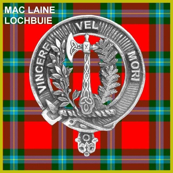 MacLaine Clan Crest Badge Skye Decanter