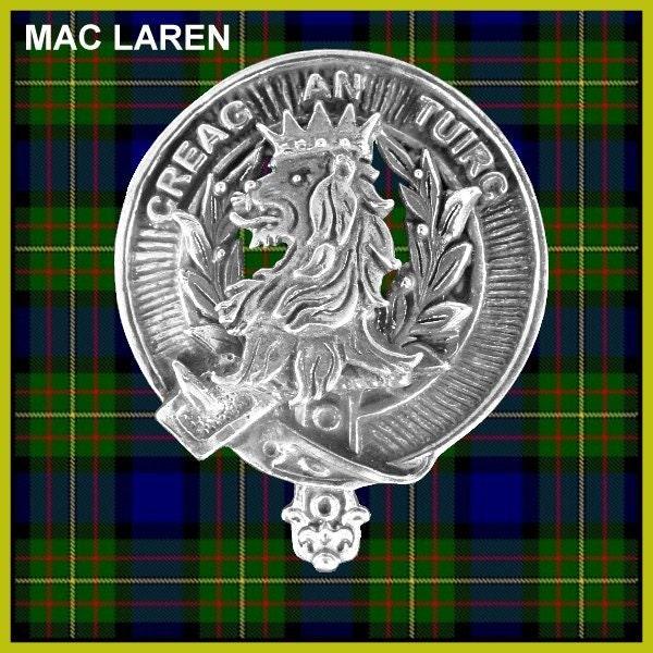 MacLaren Clan Crest Badge Skye Decanter