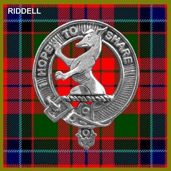 Riddell Clan Crest Badge Skye Decanter