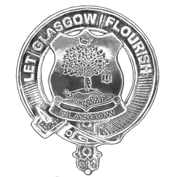 City of Glasgow 8oz Crest Scottish Badge Flask