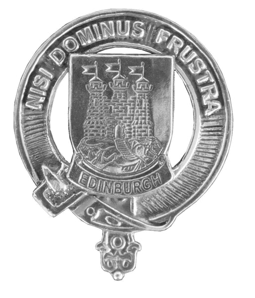 City of Edinburgh 8oz Crest Scottish Badge Flask
