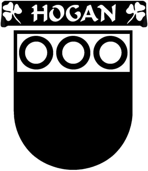 Hogan Irish Coat Of Arms Disk Cufflink