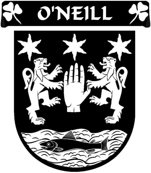 O'Neill Irish Coat of Arms Disk Cufflinks