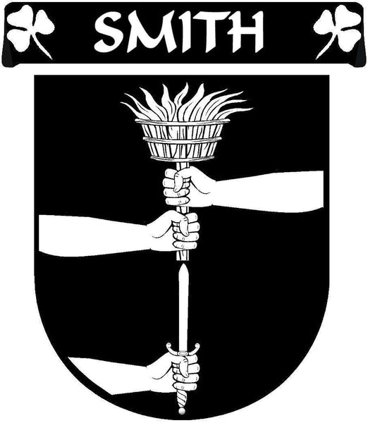 Smith Irish Coat of Arms Disk Cufflinks