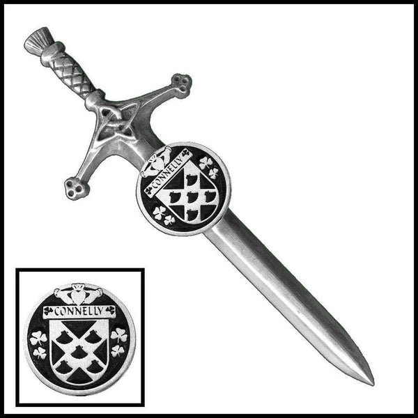 Connelly Irish Coat of Arms Disk Kilt Pin