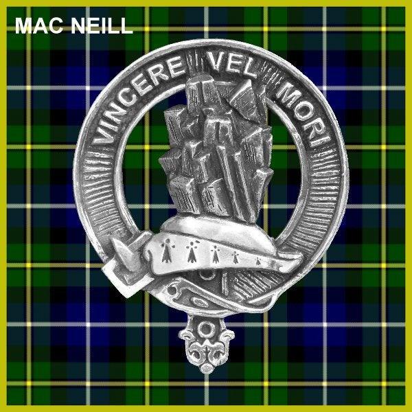 MacNeill Barra Scottish Clan Badge Sporran, Leather