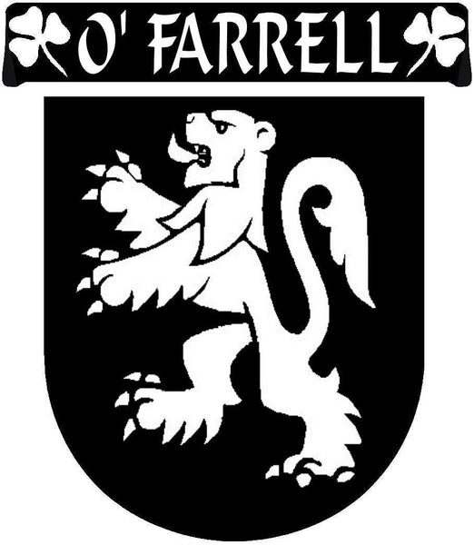 O'Farrell Irish Coat of Arms Disk Cufflinks