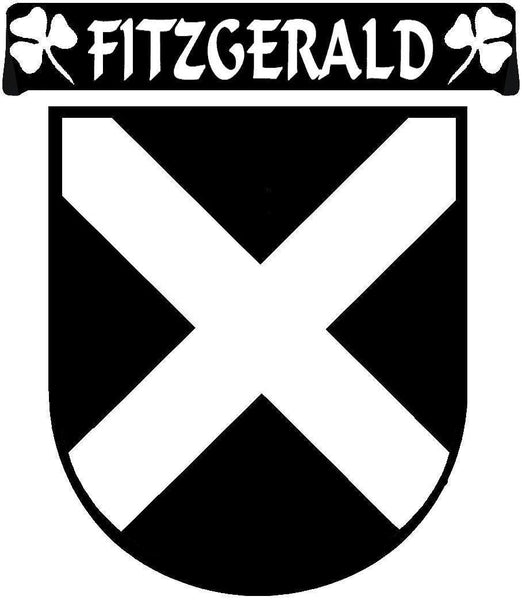 Fitzgerald Irish Coat of Arms Disk Cufflinks