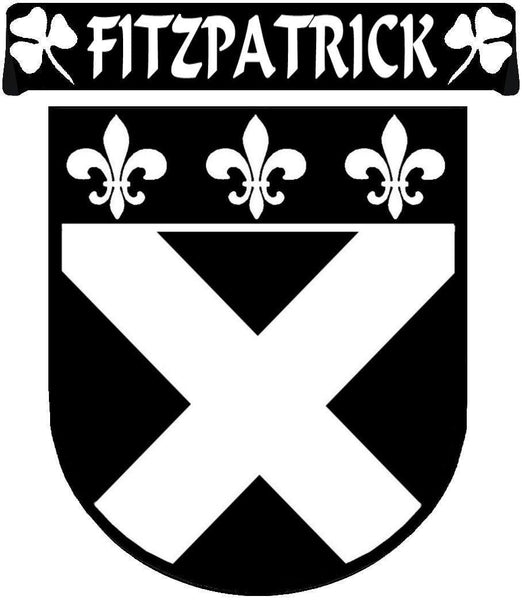 Fitzpatrick Irish Coat of Arms Disk Cufflinks