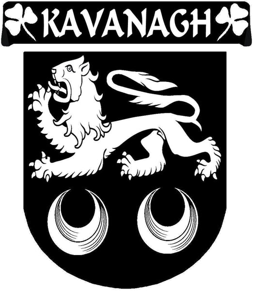 Kavanagh Irish Coat of Arms Disk Cufflinks