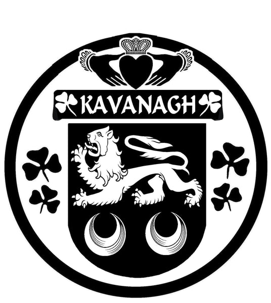 Kavanagh Irish Coat of Arms Disk Cufflinks