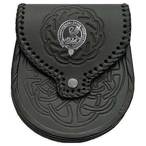 Gibson Scottish Clan Badge Sporran, Leather