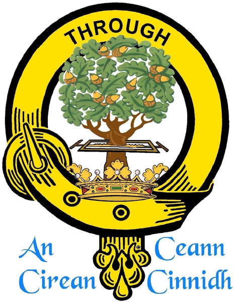 Hamilton Scottish Clan Badge Sporran, Leather