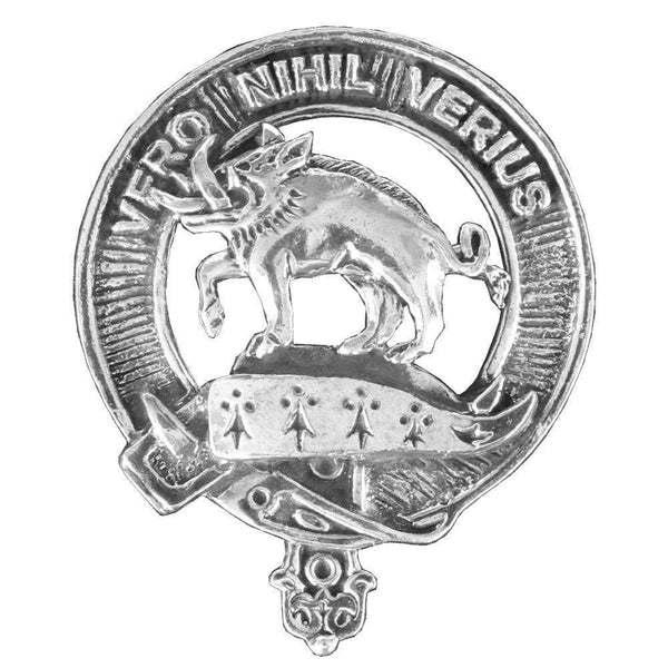 Weir Scottish Clan Badge Sporran, Leather