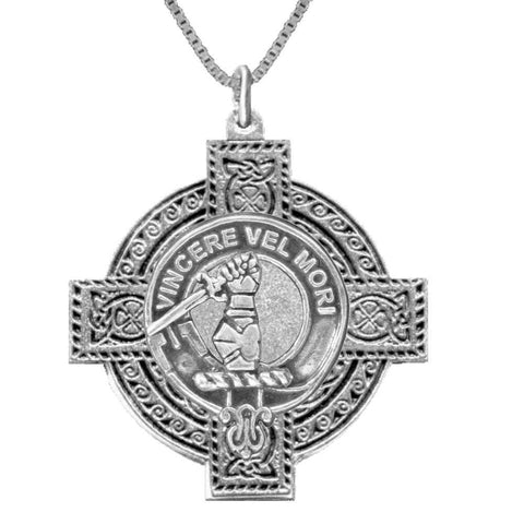 MacNeill (Gigha & Colonsay) Clan Crest Celtic Cross Pendant Scottish ~ CLP04