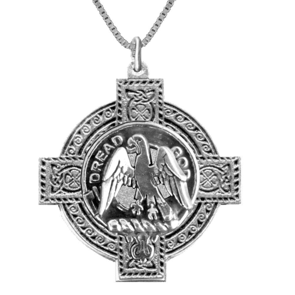 Munro Clan Crest Celtic Cross Pendant Scottish ~ CLP04