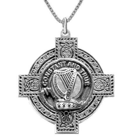 Rose Clan Crest Celtic Cross Pendant Scottish ~ CLP04