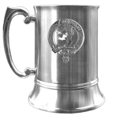 Cumming Scottish Clan Crest Badge Tankard