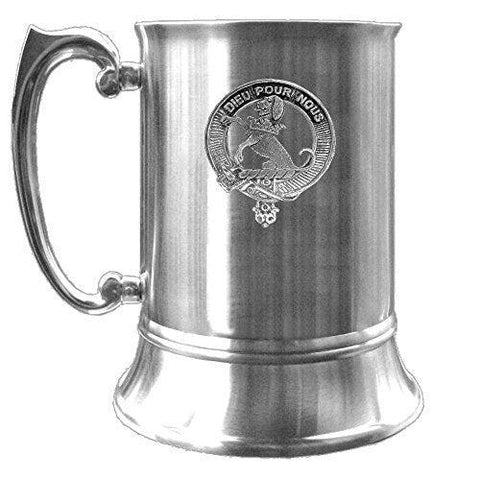 Fletcher (Hound) Scottish Clan Crest Badge Tankard