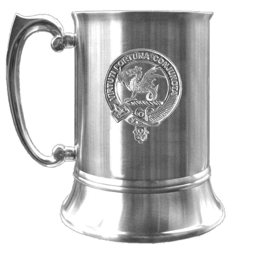 MacBeth Scottish Clan Crest Badge Tankard