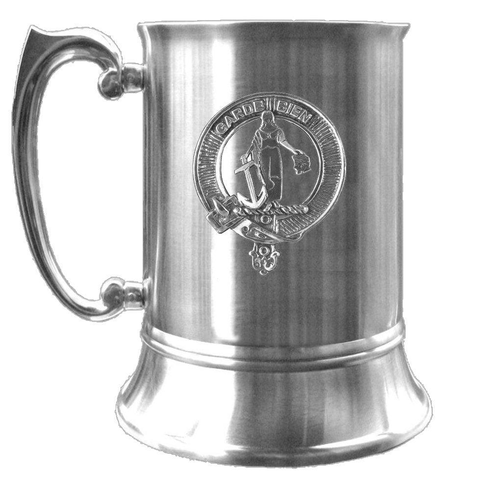 Montgomery Scottish Clan Crest Badge Tankard