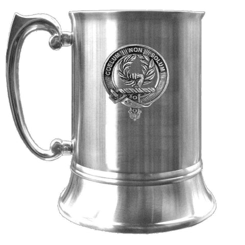 Stevenson Scottish Clan Crest Badge Tankard