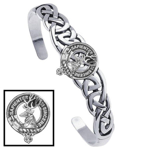 Davidson Clan Crest Celtic Cuff Bracelet