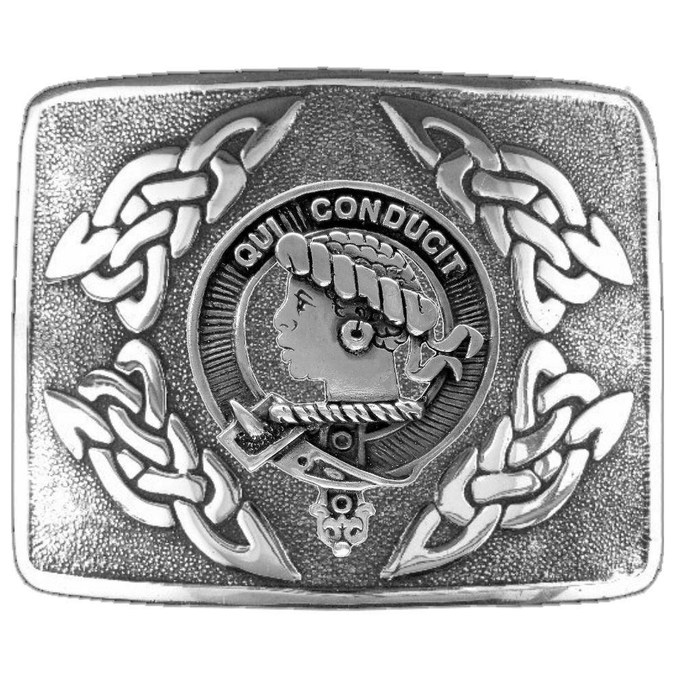 Borthwick Clan Crest Interlace Kilt Belt Buckle