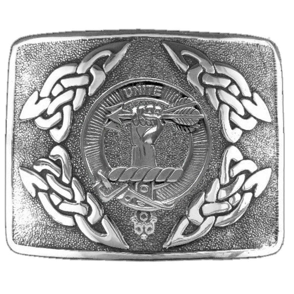 Brodie Clan Crest Interlace Kilt Belt Buckle