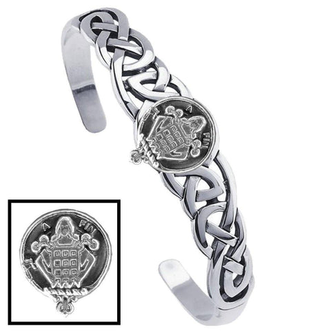 Ogilvie Clan Crest Celtic Cuff Bracelet