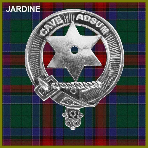Jardine Clan Crest Interlace Kilt Belt Buckle