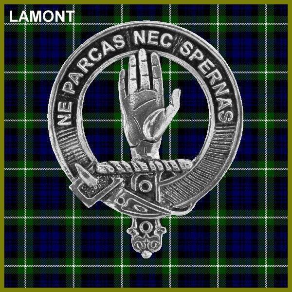 Lamont Clan Crest Interlace Kilt Belt Buckle