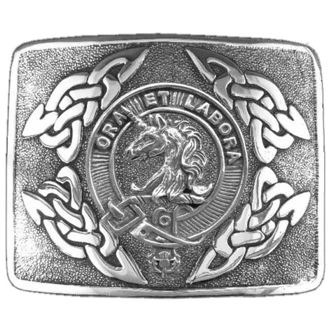 Ramsay Clan Crest Interlace Kilt Belt Buckle