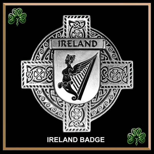 Irish Harp Coat of Arms Regular Buckle ~ All Irish Names