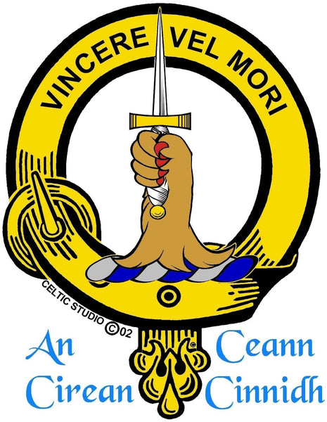 MacDowell Scottish Clan Badge Sporran, Leather