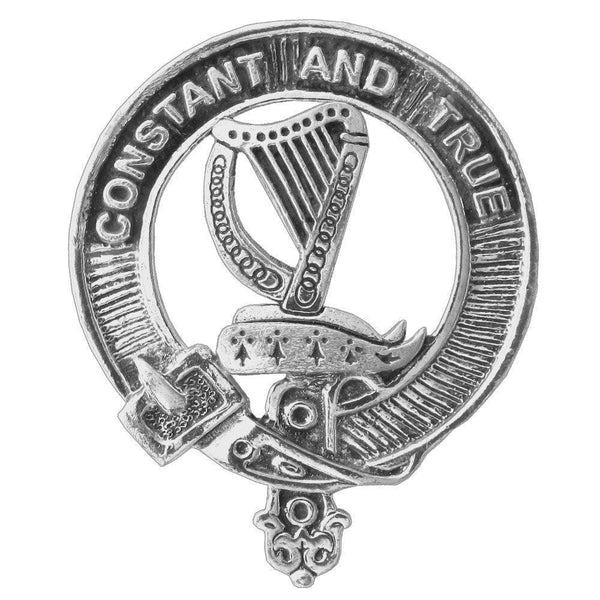 Rose Scottish Clan Badge Sporran, Leather