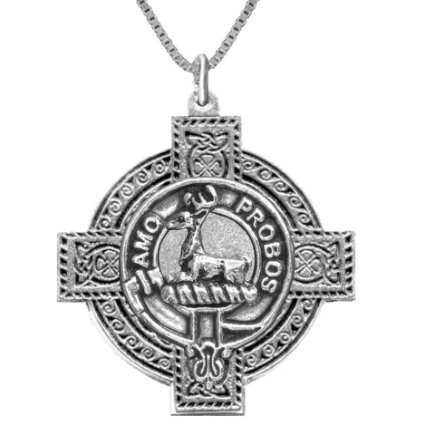 Blair Clan Crest Celtic Cross Pendant Scottish ~ CLP04