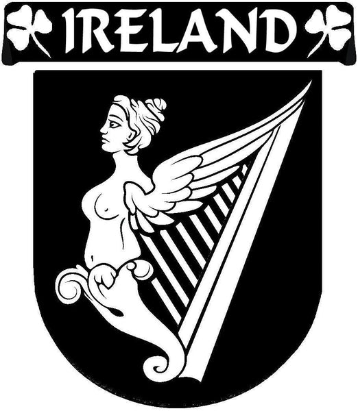Ireland Coat of Arms Sporran, Genuine Leather