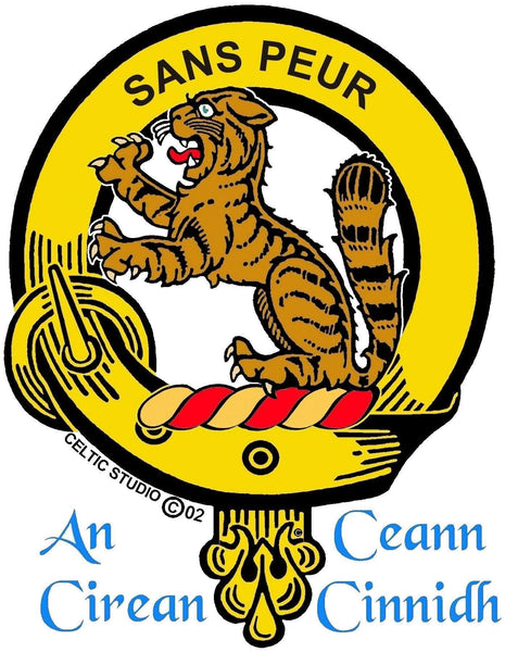 Scottish Clan Crest Gold Ring GC100 - All Clans