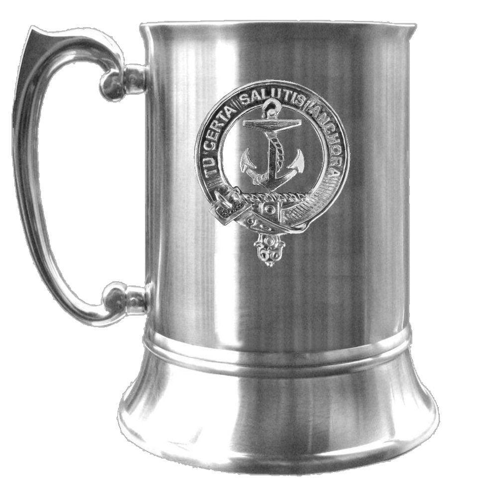 Gillespie Scottish Clan Crest Badge Tankard